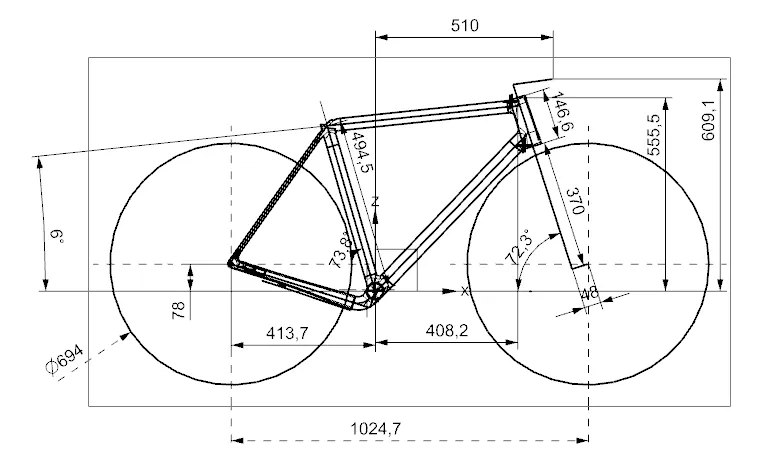 STURDY Fiadh Custom Frameset - Size 56
