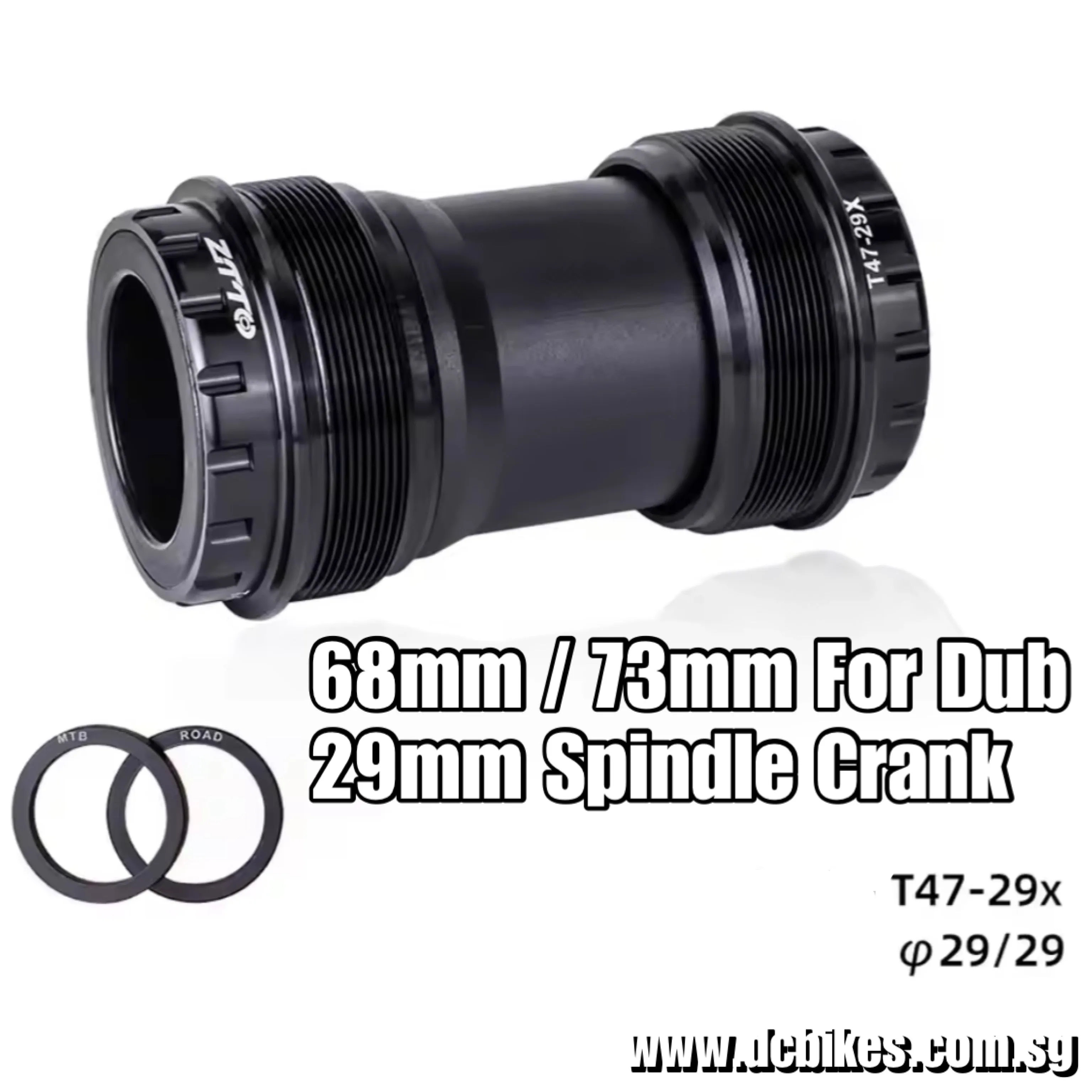 T47 Sealed Bearing 68mm/73mm | 86.5mm Threaded 47mm Bottom Bracket BB For Mountain | Road Bike 24mm | 29mm | 30mm Cranks