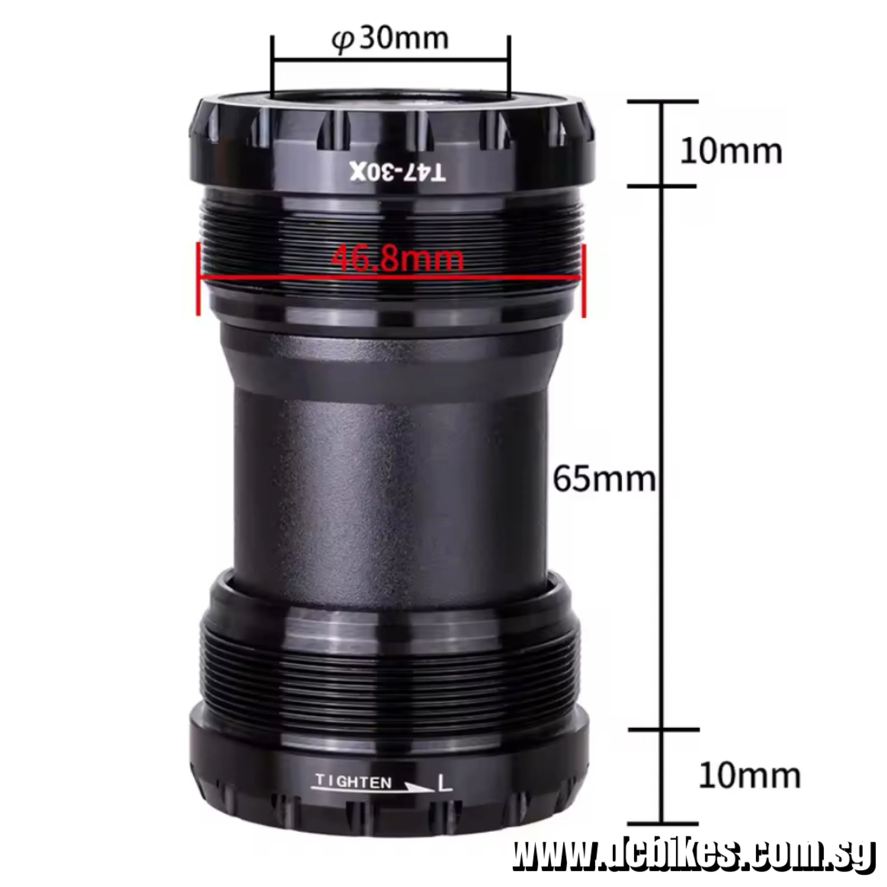 T47 Sealed Bearing 68mm/73mm | 86.5mm Threaded 47mm Bottom Bracket BB For Mountain | Road Bike 24mm | 29mm | 30mm Cranks