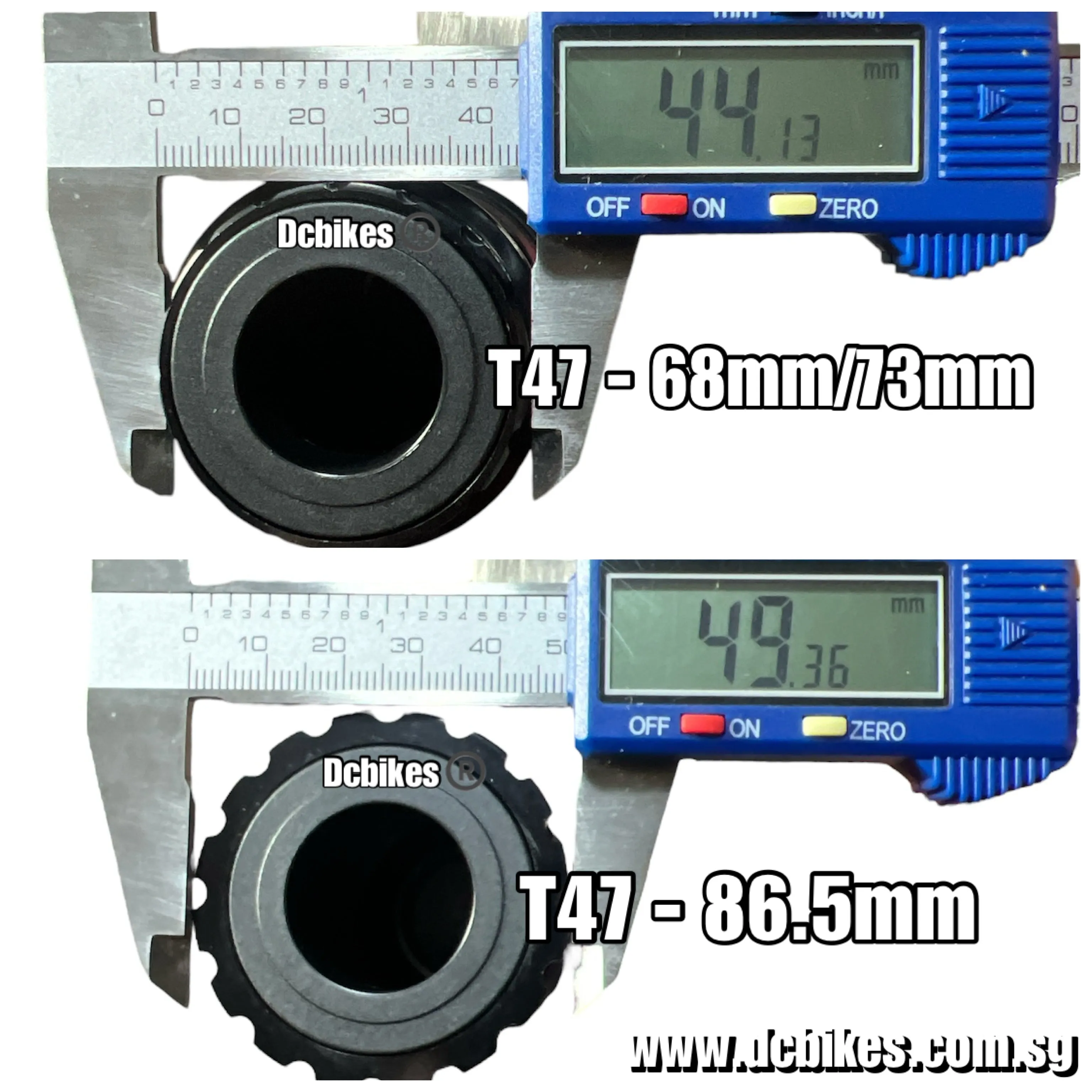 T47 Sealed Bearing 68mm/73mm | 86.5mm Threaded 47mm Bottom Bracket BB For Mountain | Road Bike 24mm | 29mm | 30mm Cranks
