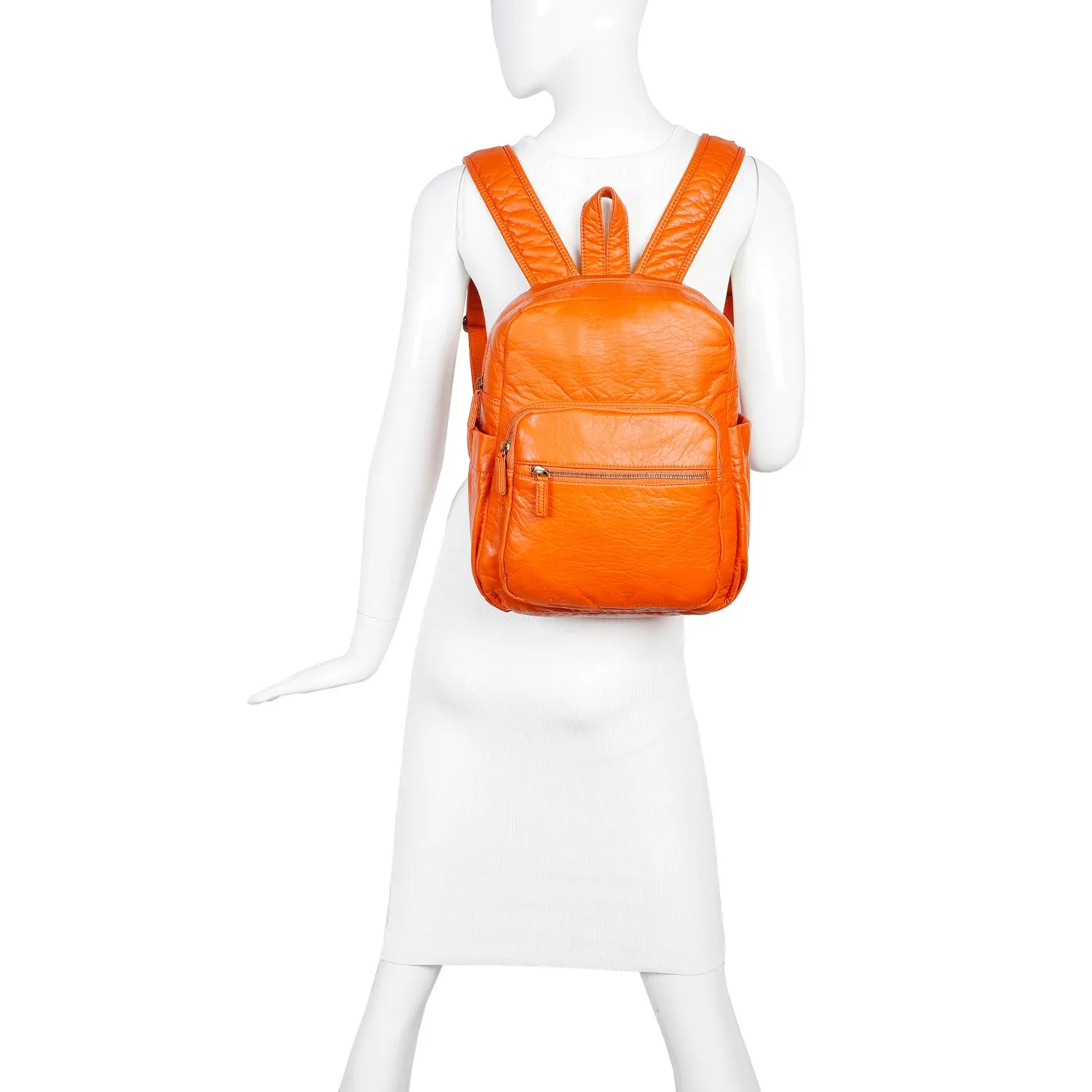 The Marie Backpack - Orange