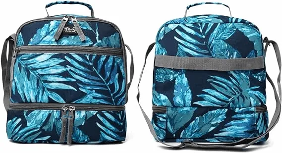 Tilami Rainforest Green Kids Lunch Bag Waterproof Cooler Bag