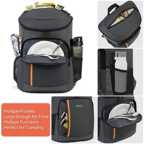 TOURIT Cooler Backpack 30 Cans Lightweight Insulated Backpack Cooler Leak-Proof