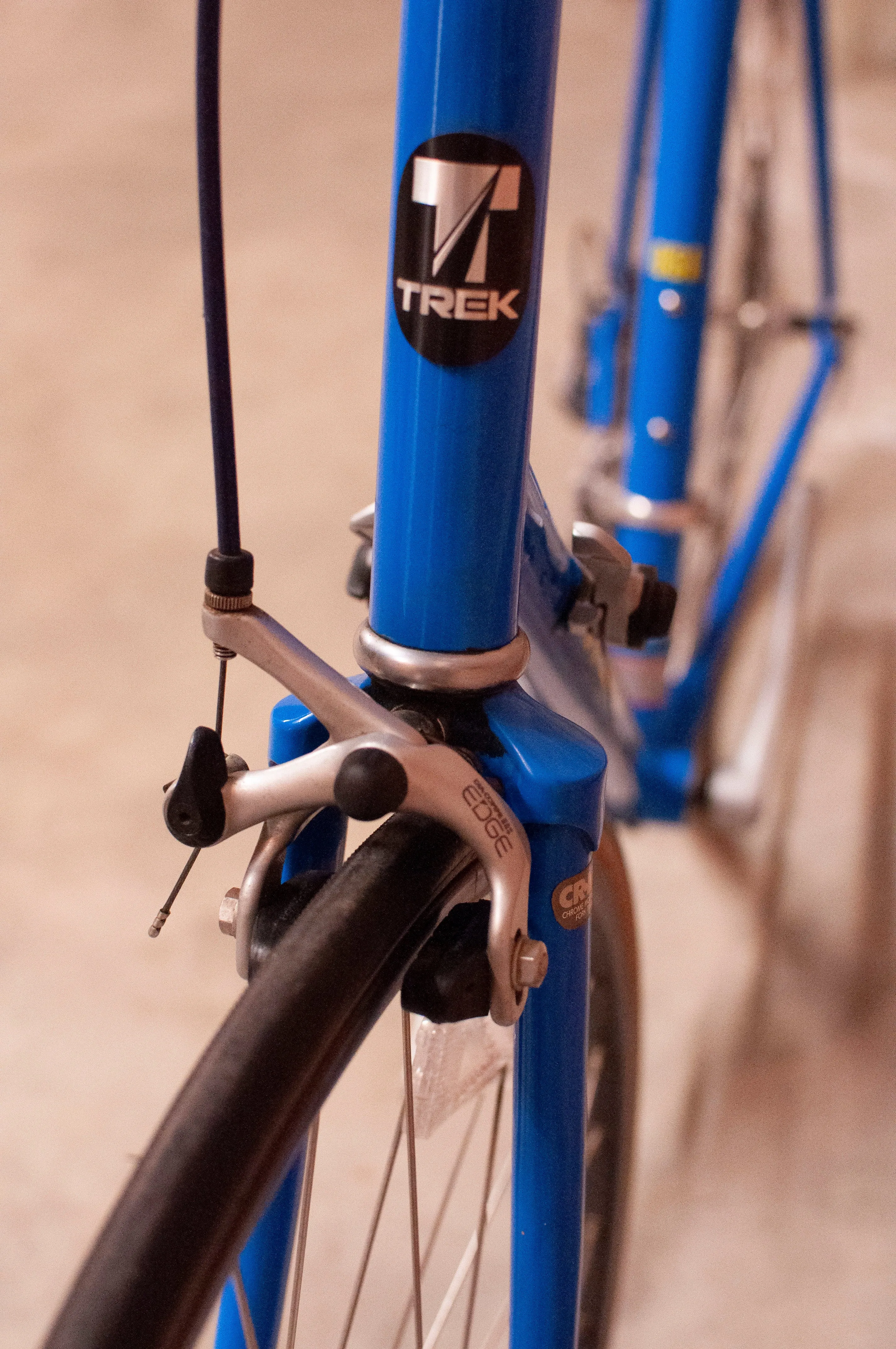 Trek 1100 Aluminum Road Bike, 61 cm/XL, Blue and Yellow