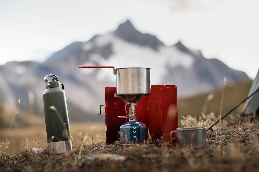 Trekking Stainless Steel Cookset MT500 - 1 Person