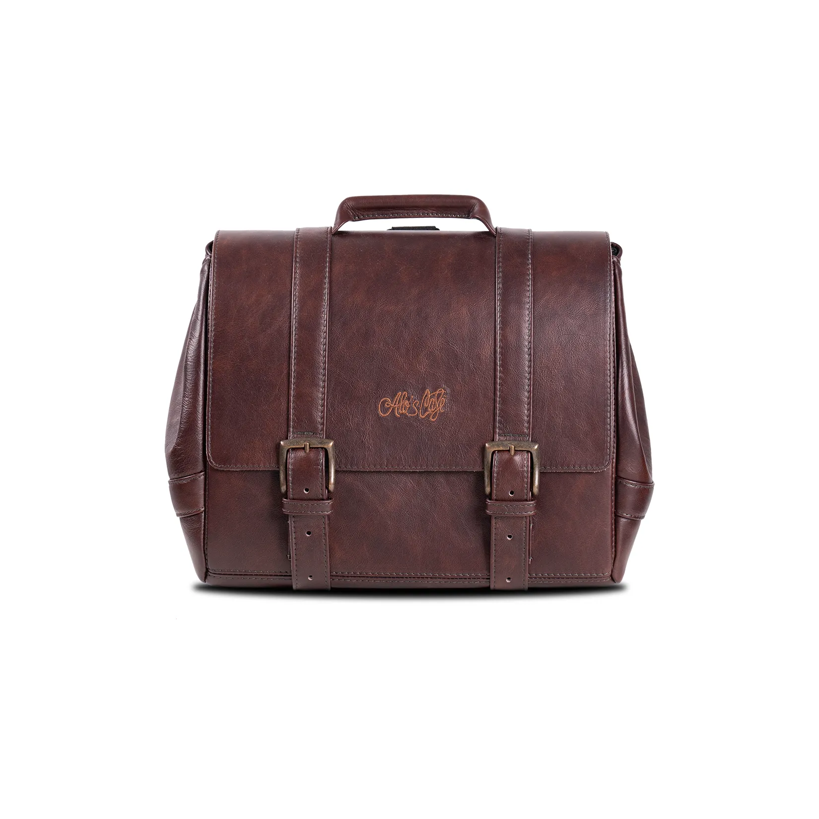 Triumph A.C. Leather Saddle bag Messenger “Vintage style”