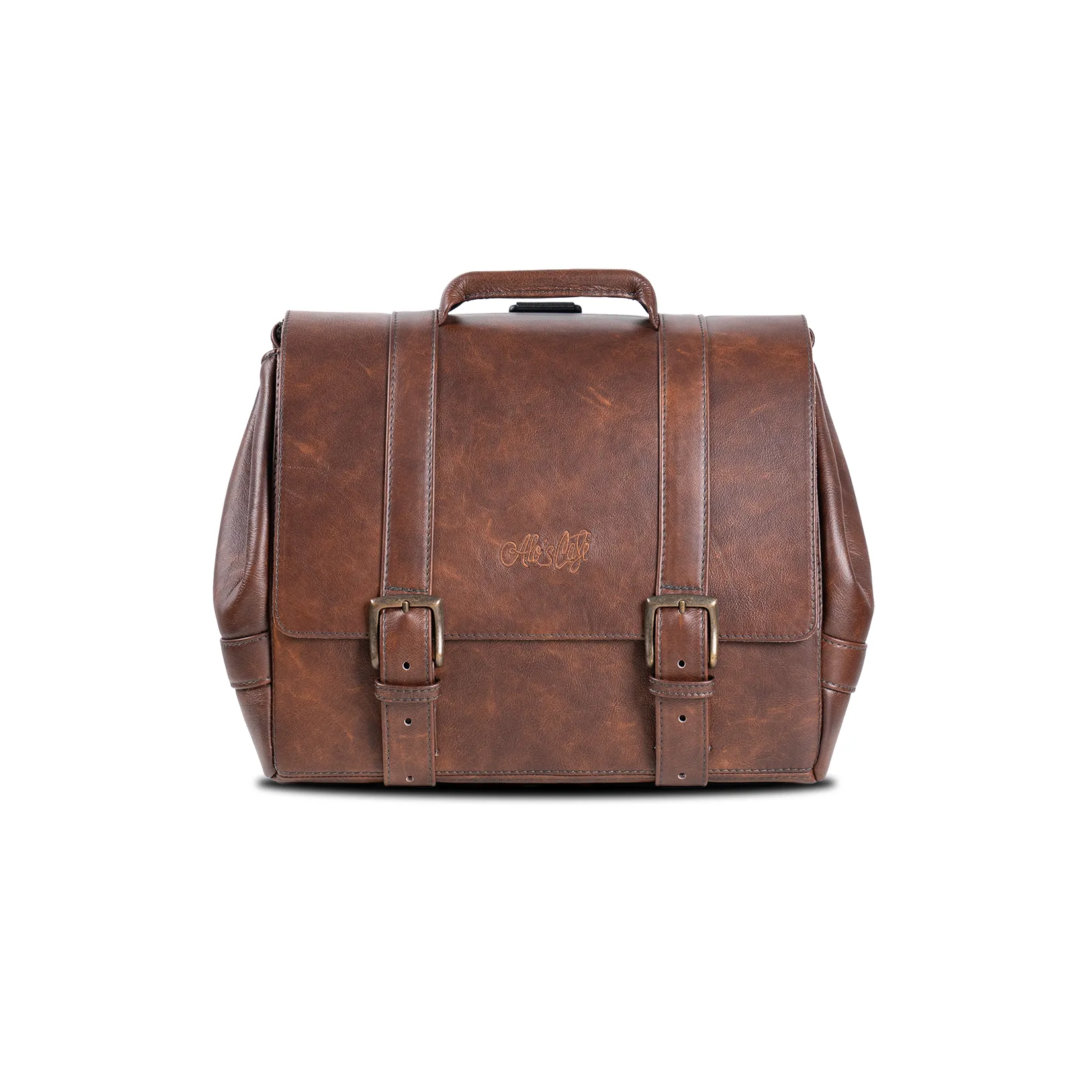 Triumph A.C. Leather Saddle bag Messenger “Vintage style”