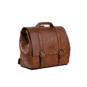 Triumph A.C. Leather Saddle bag Messenger “Vintage style”