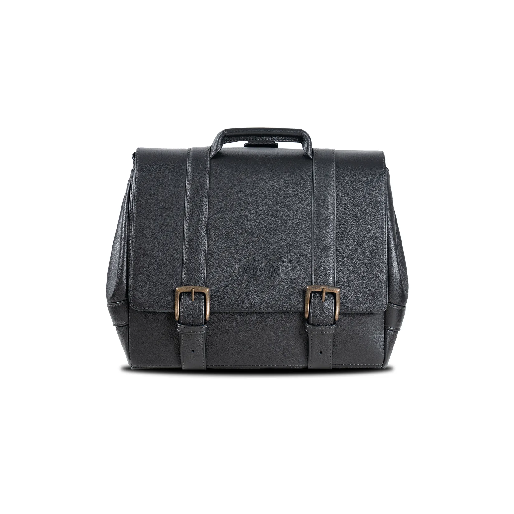 Triumph A.C. Leather Saddle bag Messenger “Vintage style”