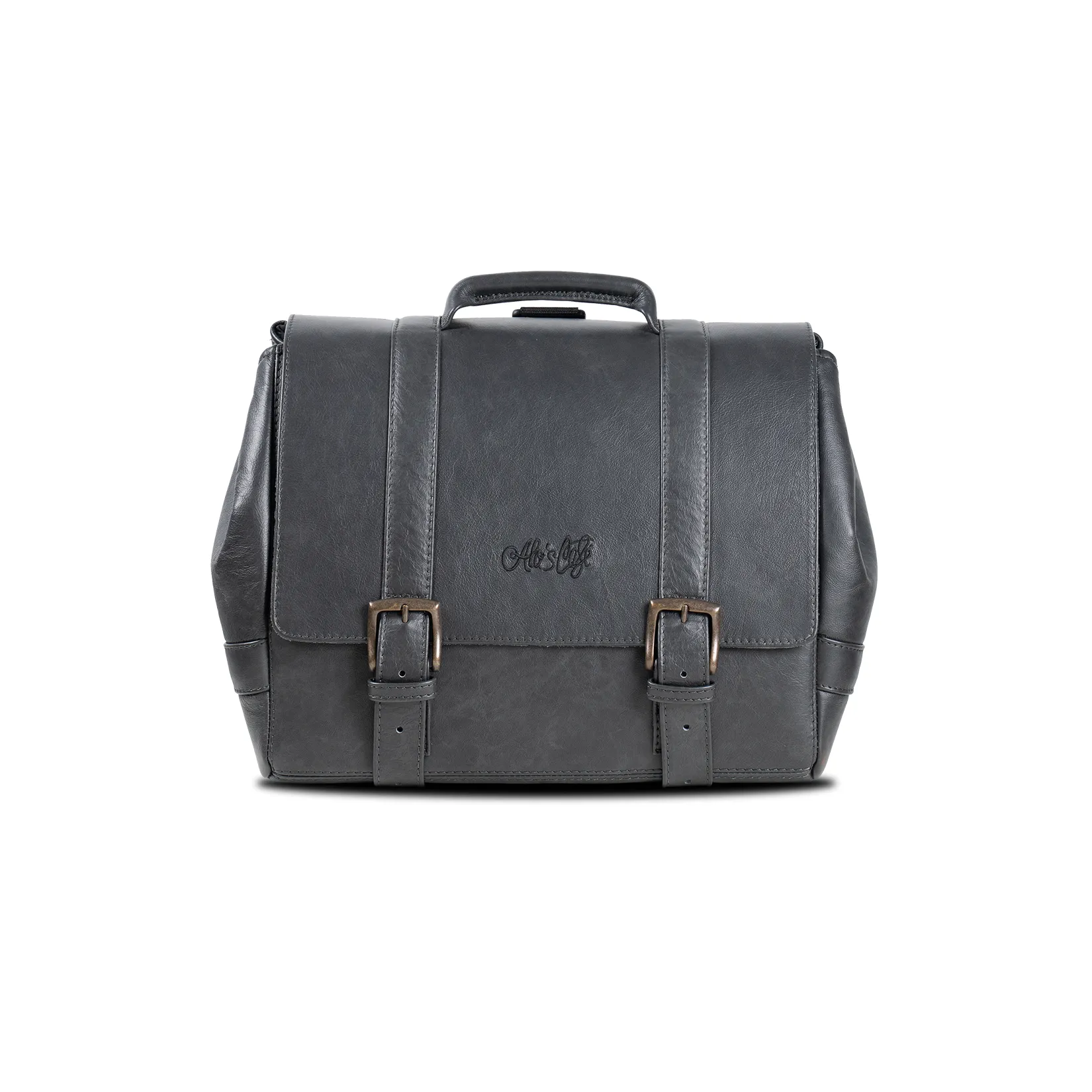 Triumph L.C. Leather Saddle bag Messenger “Vintage style”