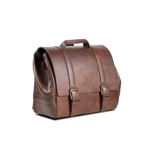 Triumph Scrambler 1200 Leather Saddle bag Messenger “Vintage style”
