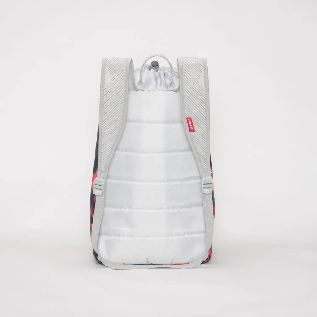 Vooray Stride Cinch Backpack - Ghost Red Floral