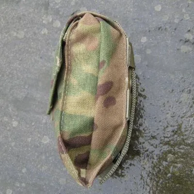 Webbing: Pouch. Flap. Field Pack. GSR. British. Used/Graded. M-T.P.