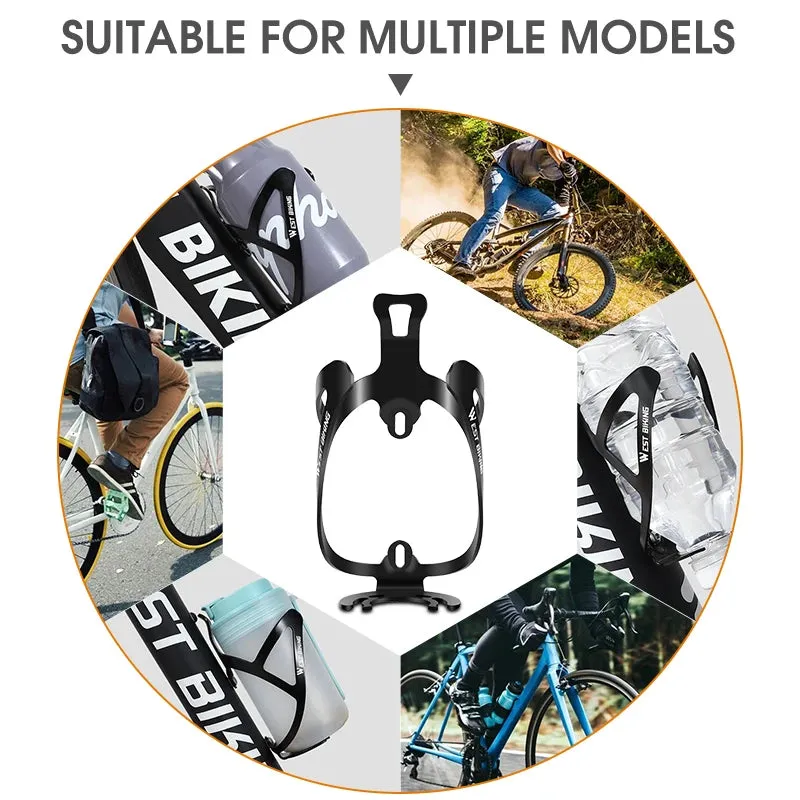 WEST BIKING Lightweight Kettle Stand Cycling Bottle Cage Holder With Integrated Molding MTB Road Bike Accessories