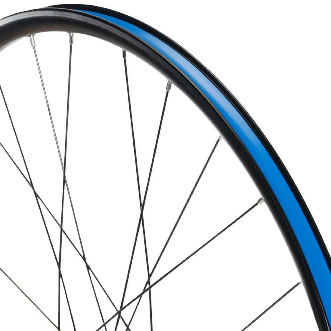 Wheel 28" Rear Double-Wall Rim Cassette Disc Brake Hybrid Bike - Black