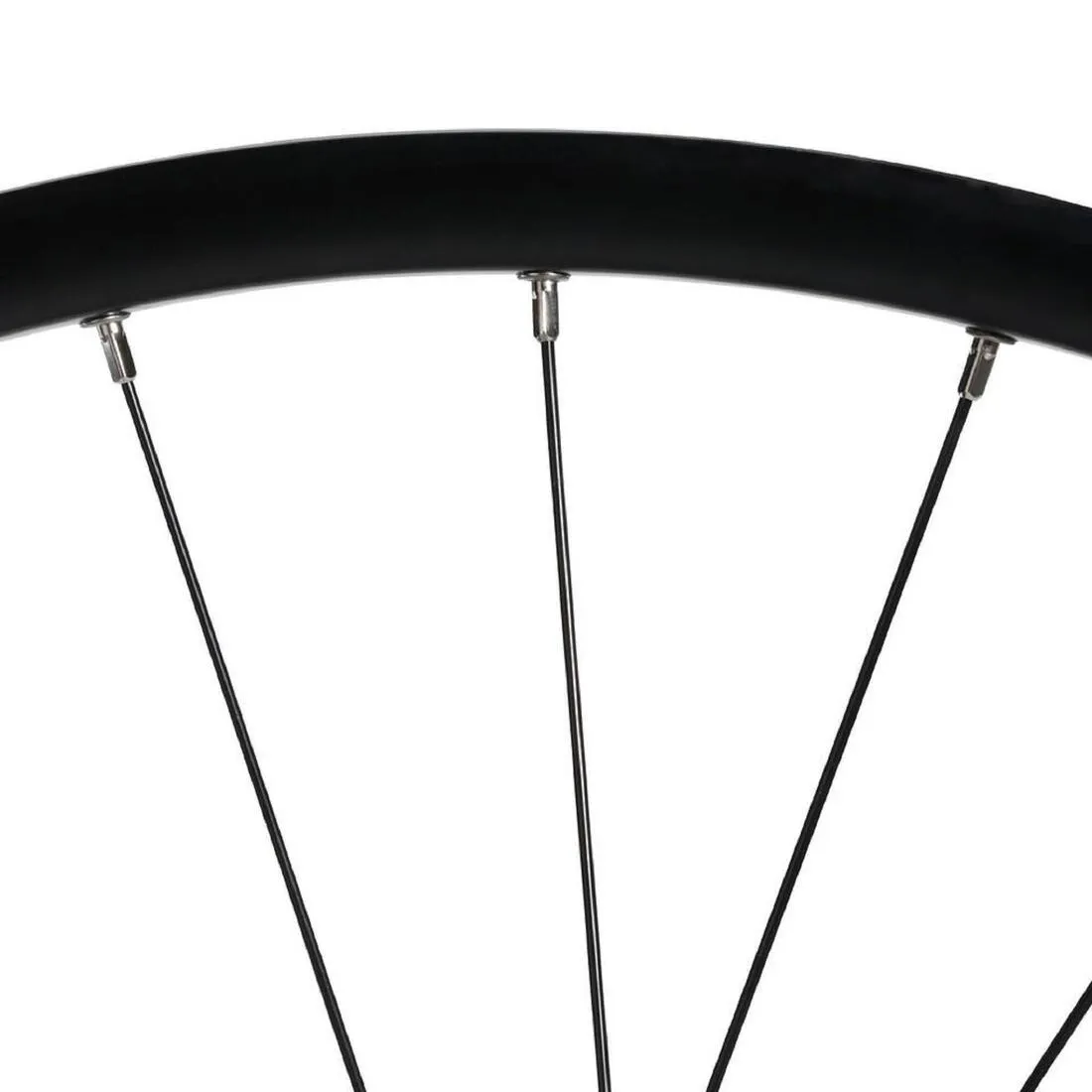 Wheel 28" Rear Double-Wall Rim Cassette Disc Brake Hybrid Bike - Black