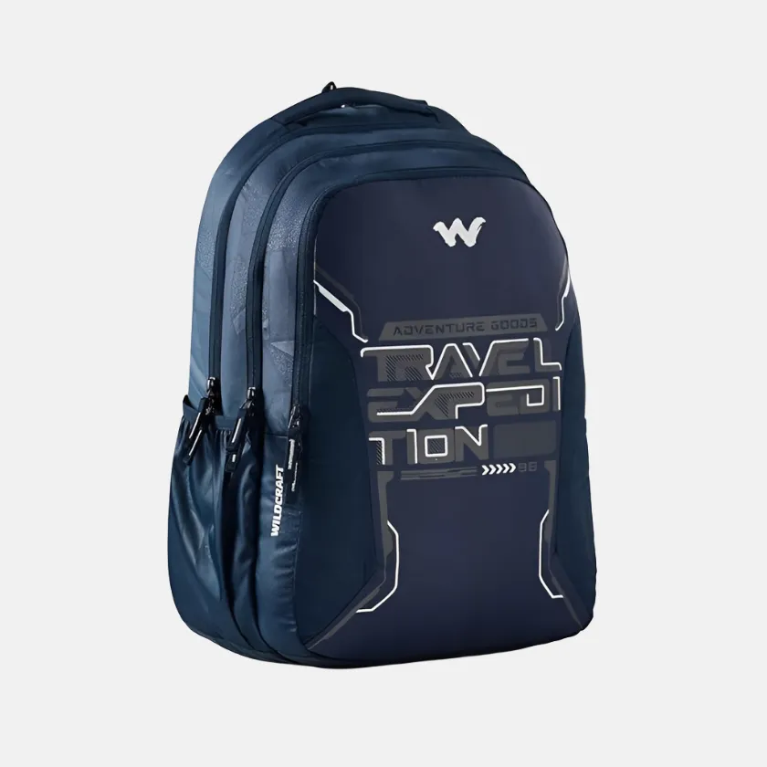 Wildcraft Blaze 45L Adventure Laptop Backpack -Black/Navy