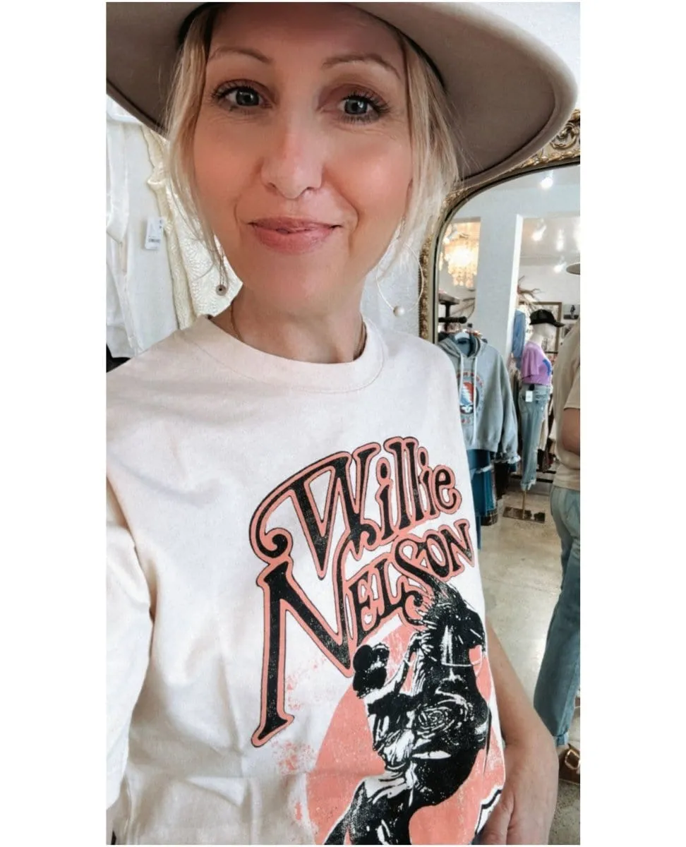 Willie Nelson On The Road Again Tee