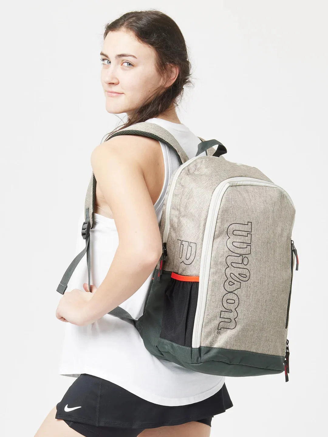 Wilson Team Backpack Bag (Heather Green or Heather Grey color) - 2023 NEW ARRIVAL
