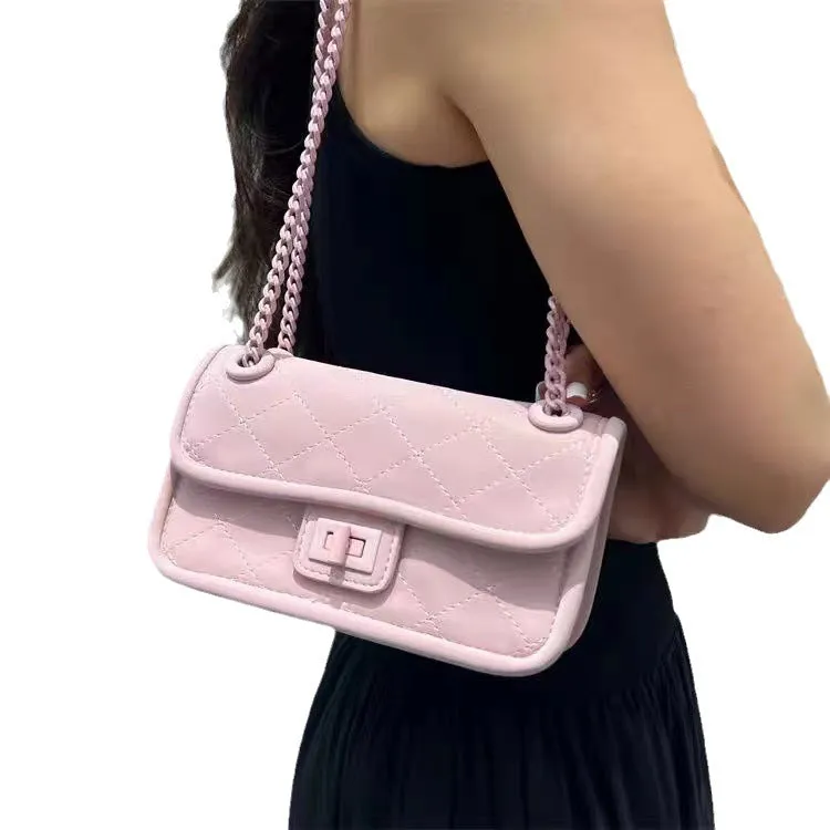 Women's Classic Style Advanced Texture Hobo Pink Crossbody Bags