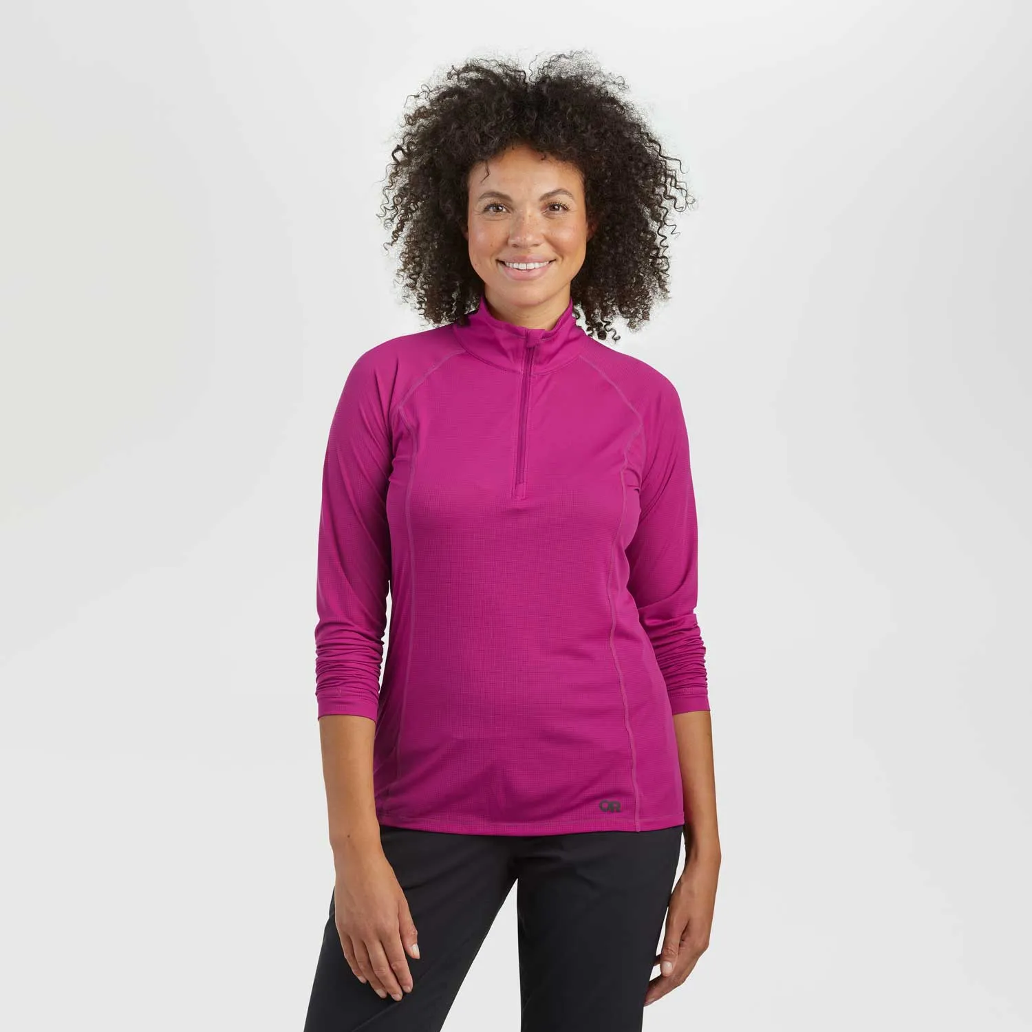 Womens Echo Quarter Zip L/S