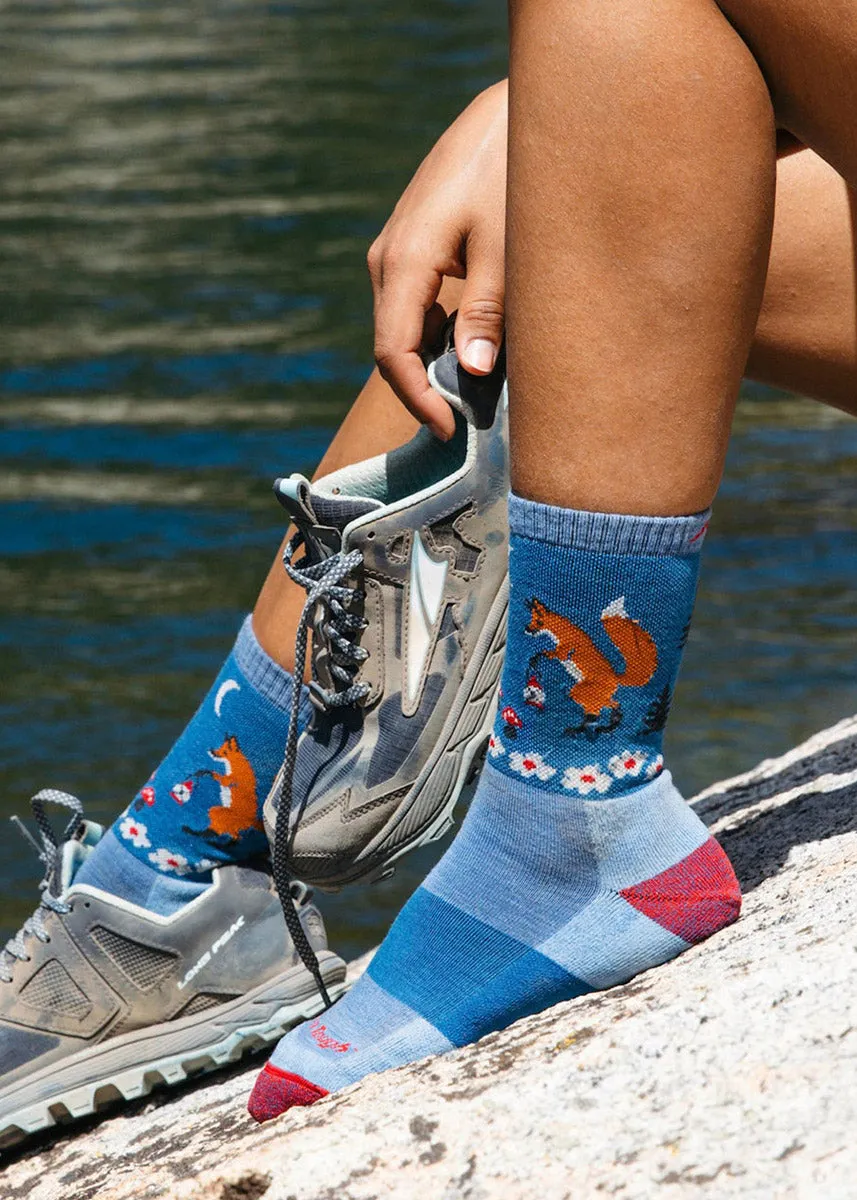 Women's Fox & Lantern Light Cushion Wool Hiking Socks