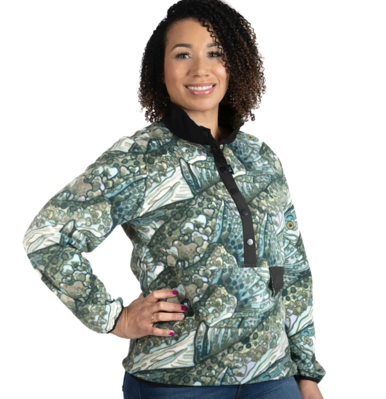 Women’s Snap Fleece Top