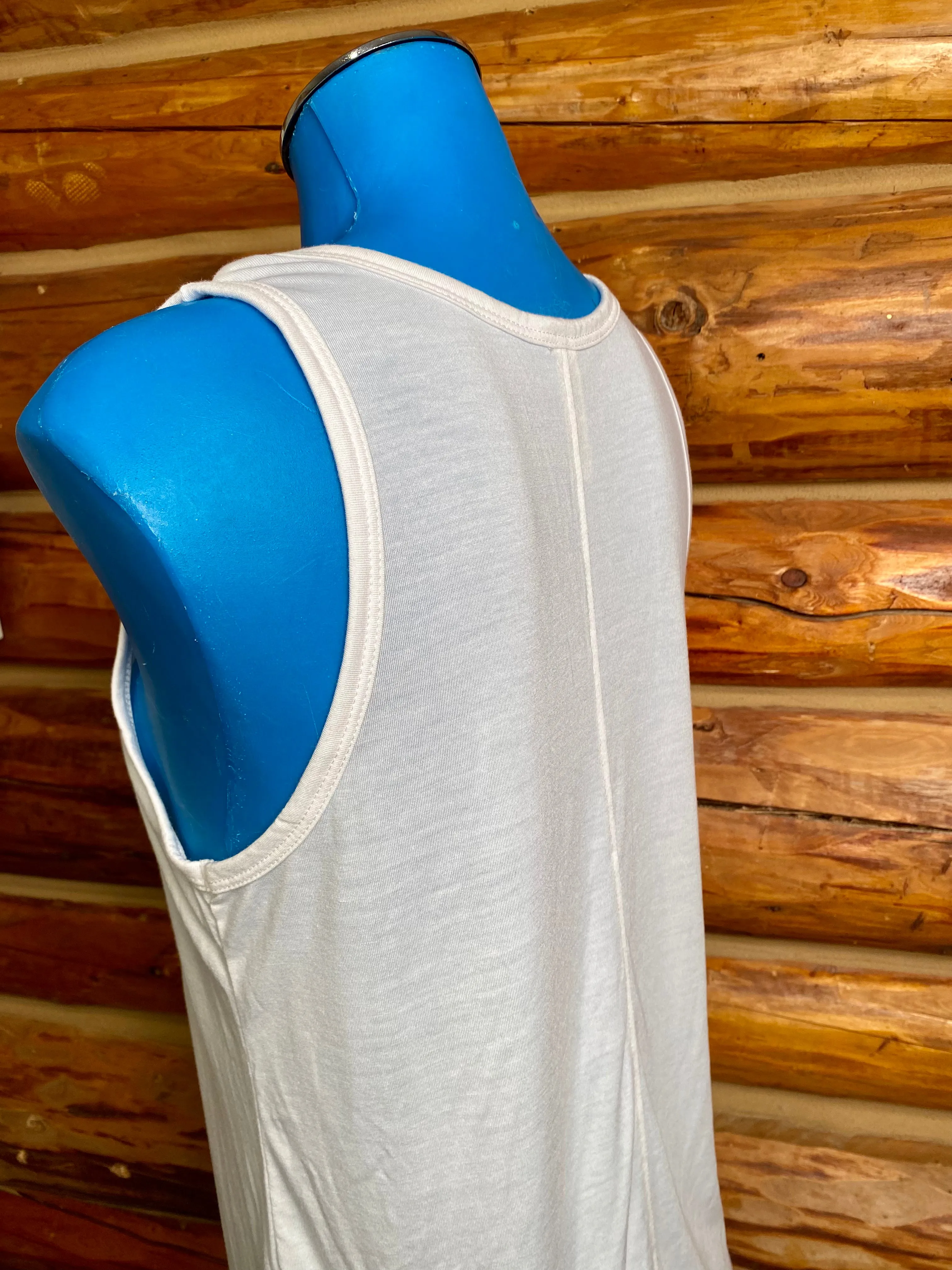 Women’s White Captain Doug Tank