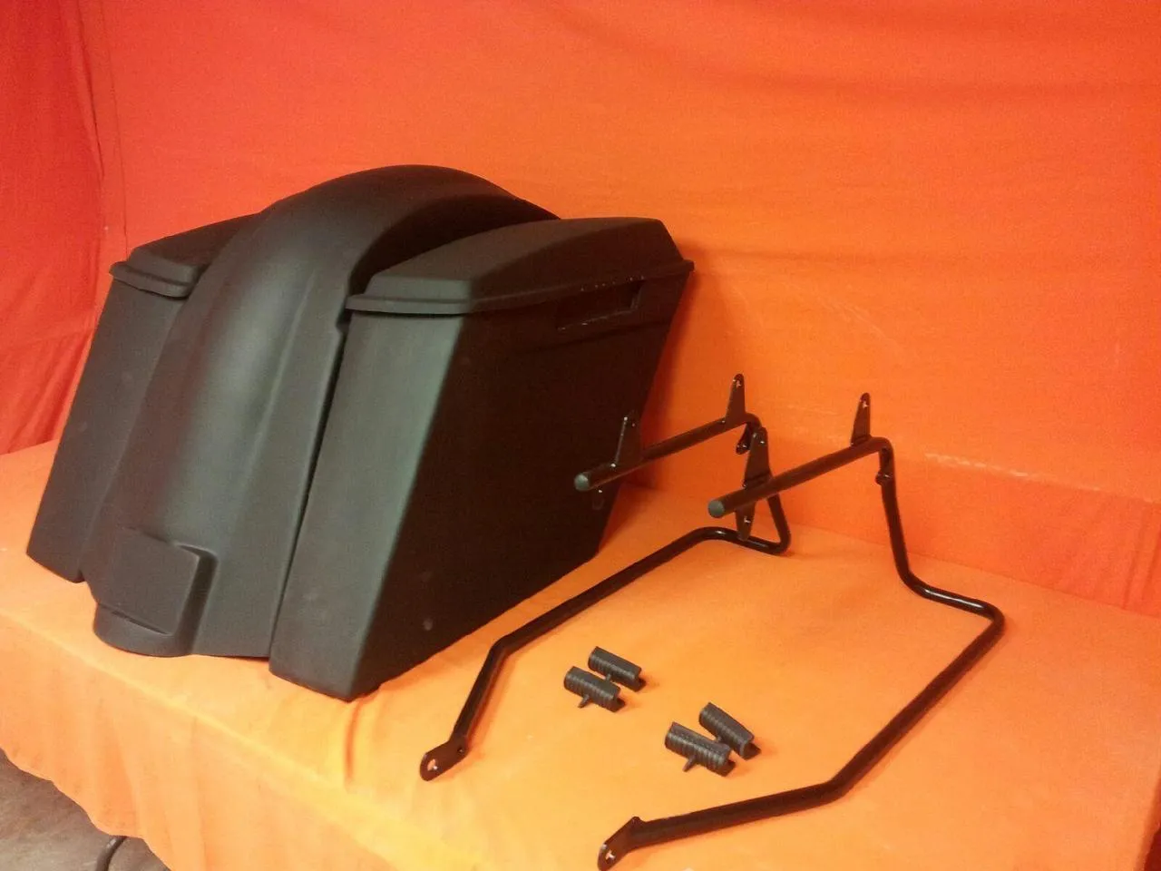 Yamaha Roadstar 1999 - 2007 6" Extended Stretched Saddlebags   Rear Fender &amp; lids   No Cut Outs