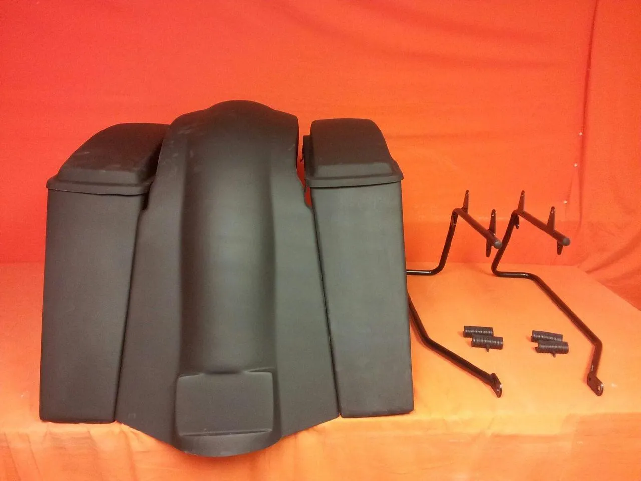 Yamaha Roadstar 1999 - 2007 6" Extended Stretched Saddlebags   Rear Fender &amp; lids   No Cut Outs