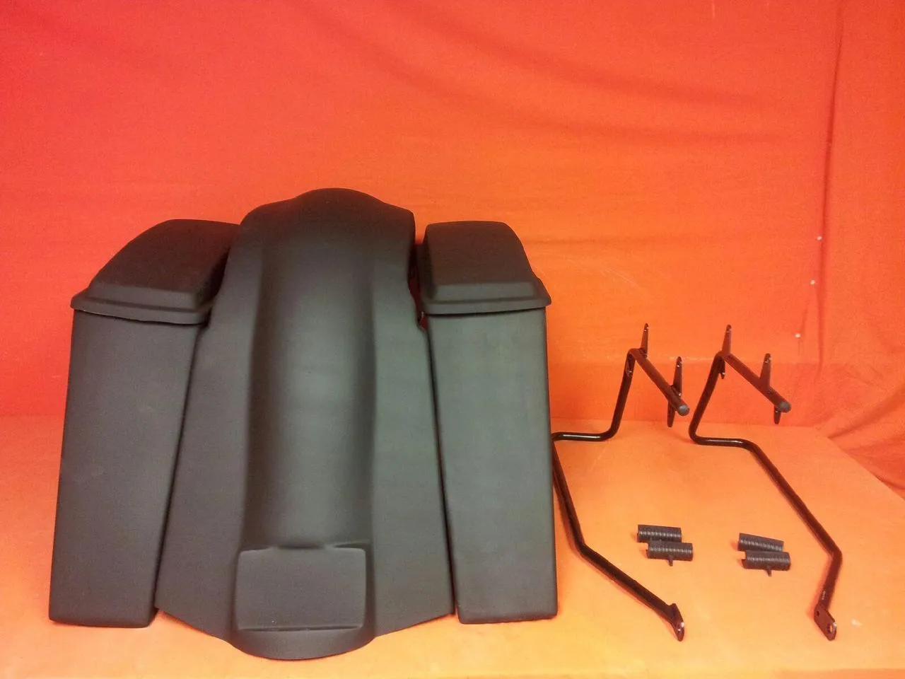 Yamaha Roadstar 1999 - 2007 6" Extended Stretched Saddlebags   Rear Fender &amp; lids   No Cut Outs